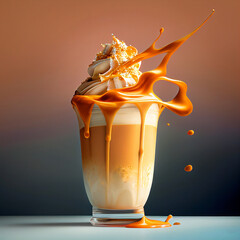 caramel milkshake