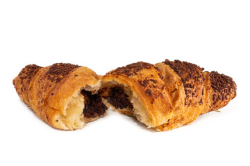 croissant with choko filling, png file