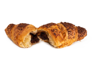 croissant with choko filling, png file
