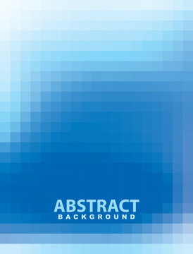 Simple Abstract Pixel Background With Blue Color Gradations