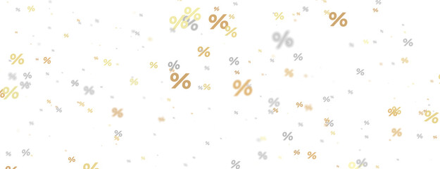 Blurred sale background.