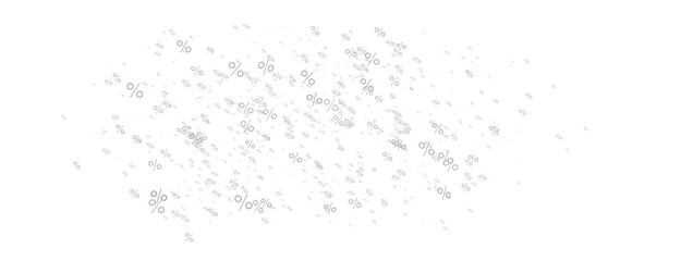 Sales icons floating in the air 3D rendering