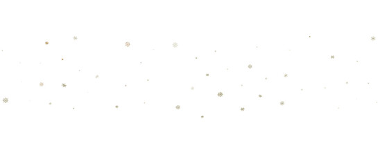 Snowflakes Falling On Snow - Winter Banner