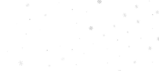 Snowflakes and bokeh lights on the blue Merry Christmas background. 3D render