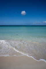 Caribbean seascape - peaceful background with turquoise water in Nigril Jamaica