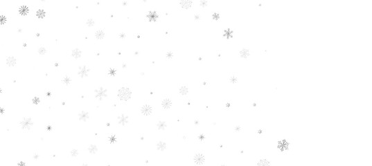 Christmas Card - Snowflakes Of Paper In Frame  png
