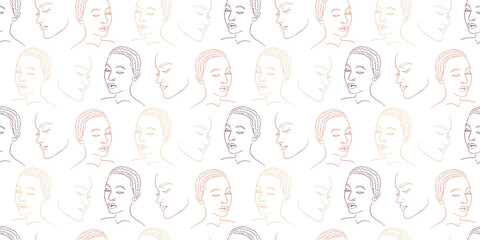 Minimalist continuous line art