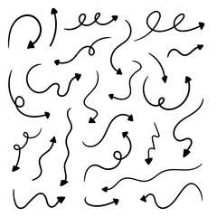 Set of hand drawn Arrow