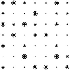 Circles halftone random pattern background. Vector illustration.