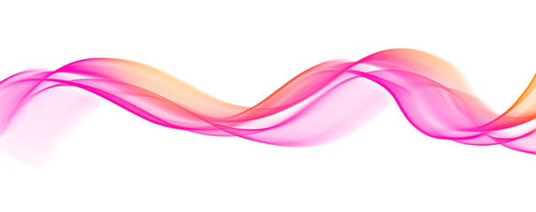 Abstract wave lines flowing smooth curve pink