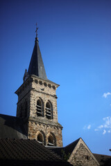 Fototapeta na wymiar Church - Église Saint-Martin - Chevreuse - Yvelines - Ile-de-France - France