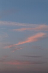 sunset in Europe, baltic sea