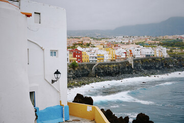 View of Puerto De la Cruz, Tenerife, Canary Islands, Spain
