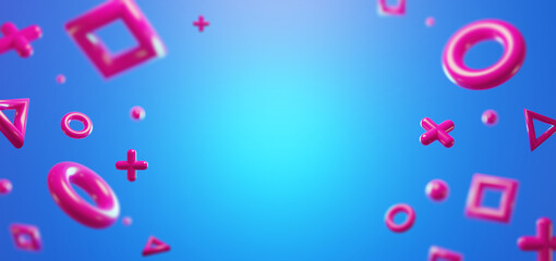 3d illustration rendering,gaming gamer background abstract wallpaper,cyberpunk style metaverse scifi game, neon glow of stage scene pedestal room