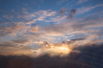 clouds at sunset