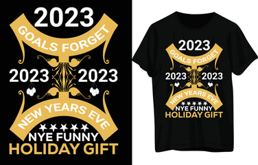 Happy New Year T-Shirt Design