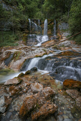 Weißbach-Wasserfall bei Inzell (Bayern).