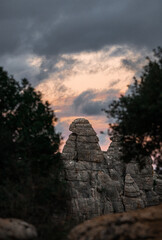 Torcal de Antequera, piedra caliza formaciones karsticas