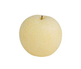 Chinese pear on transparent background with PNG.