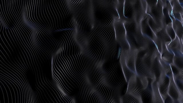 Abstract digital particle wave and light background