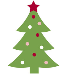 Cute Christmas Holiday Vector Set: Santa Claus, Mrs. Claus, Rudolph, Reindeer, Elves, Penguins, Snowman, Christmas Tree, Wreath, and more holiday elements