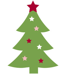 Cute Christmas Holiday Vector Set: Santa Claus, Mrs. Claus, Rudolph, Reindeer, Elves, Penguins, Snowman, Christmas Tree, Wreath, and more holiday elements