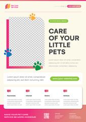 Pet Care Service Multipurpose A4 Printing Flyer - Best for BTL promotion or else Style 10