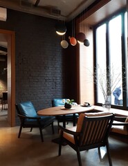 A very impressive picture of a final interior design with a special, artistic and professional decor