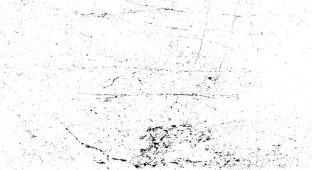 Scratched and Cracked Grunge Urban Background Texture Vector. Dust Overlay Distress Grainy Grungy Effect. Distressed Backdrop Vector Illustration. Isolated Black on White Background. EPS 10.