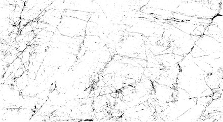 Scratched and Cracked Grunge Urban Background Texture Vector. Dust Overlay Distress Grainy Grungy Effect. Distressed Backdrop Vector Illustration. Isolated Black on White Background. EPS 10.