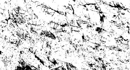 Scratched and Cracked Grunge Urban Background Texture Vector. Dust Overlay Distress Grainy Grungy Effect. Distressed Backdrop Vector Illustration. Isolated Black on White Background. EPS 10.
