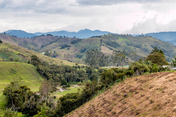 Fototapeta na wymiar Paisaje de Urrao, Antioquia