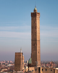 Fototapeta premium Two towers in Bologna,Italy