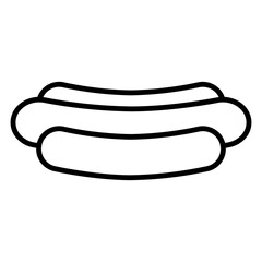 Illustration of Hot Dog design Icon