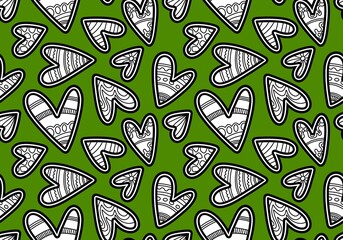 Valentines hearts seamless cartoon pattern for wrapping and kids clothes print and fabrics and gift box