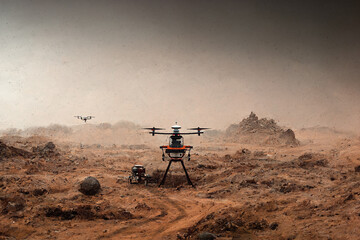 Martian Drone - Generative AI