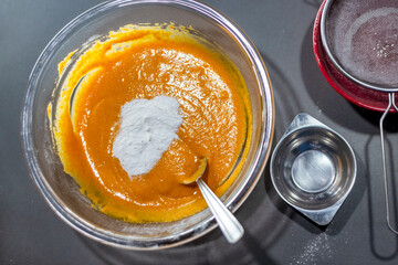 Yeast added to carrot cake batter