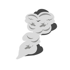 dangerous thick smoke