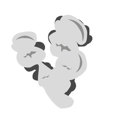 dangerous thick smoke