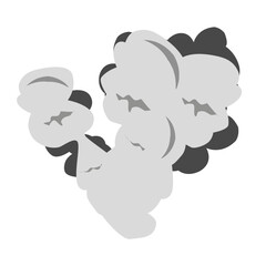 dangerous thick smoke