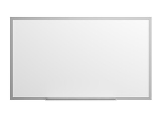 Whiteboard isolated on white background. 3d illustration.