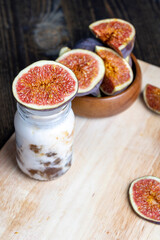 delicious yogurt with the taste of figs