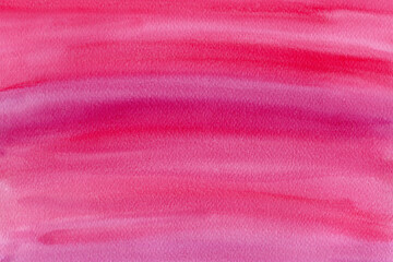 Fototapeta na wymiar Hand painting abstract watercolor background. Trendy pink magenta color of the year.