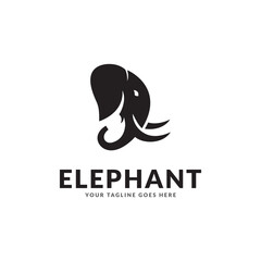 elephant head logo design inspiration.