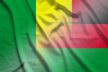 Mali and Malawi political flag transborder negotiation MWI MLI