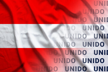 Austria flag UNIDO symbol agreement