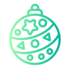 christmas ball icon