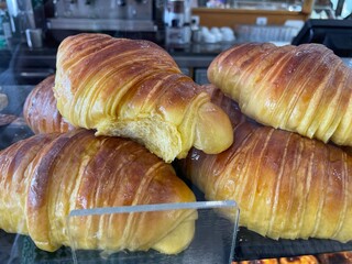 croissant on a plate