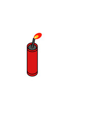 Obraz premium dynamite / transparent background