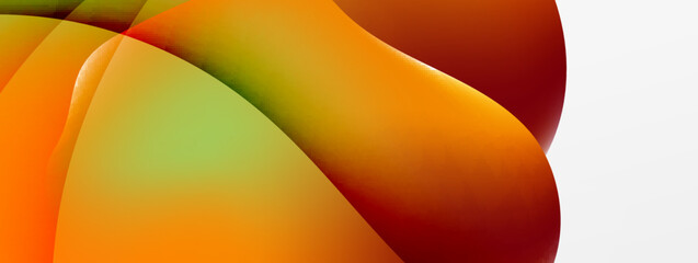 Abstract background. Fluid gradient color wave template for wallpaper, banner, background or landing